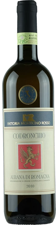 Vorderseite Monticino Rosso Codronchio Albana Secca Special Edition 2010