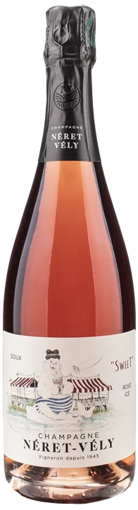 Vorderseite Neret Vely Champagne Sweet Ice Rosé