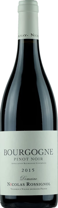 Front Nicolas Rossignol Bourgogne Pinot Noir 2015