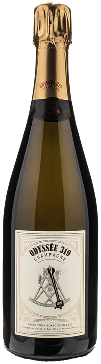 Vorderseite Odyssée 319 Champagne Grand Cru Blanc de Blancs Brut