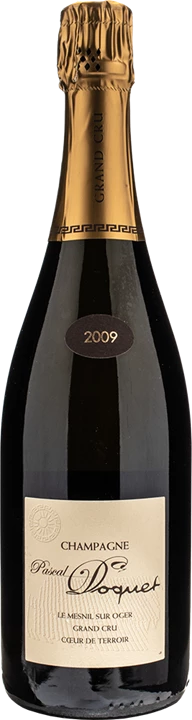 Vorderseite Pascal Doquet Champagne Le Mesnil sur Oger Grand Cru Coeur de Terroir Extra Brut 2009