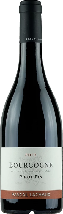 Vorderseite Pascal Lachaux Bourgogne Pinot Fin Rouge 2013