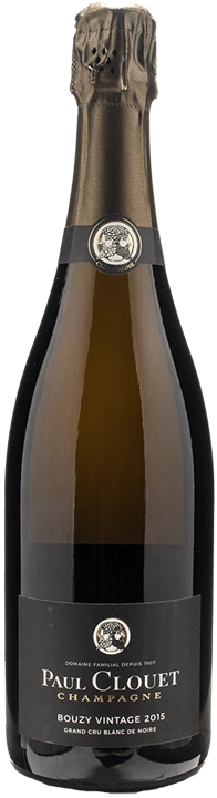 Front Paul Clouet Champagne Grand Cru Blanc de Noirs Extra Brut Bouzy Vintage 2015
