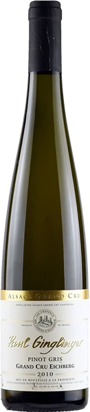 Front Paul Ginglinger Pinot Gris Grand Cru Eichberg 2010