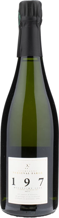 Vorderseite Perseval-Farge Champagne 197 Chamery 1er Cru Brut Millesime 2005
