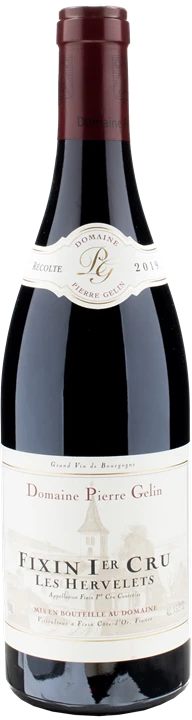 Fronte Pierre Gelin Fixin 1er Cru Les Hervelets 2019