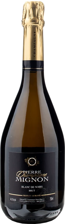 Vorderseite Pierre Mignon Champagne Blanc de Noirs Brut