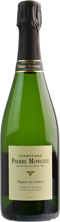 Fronte Pierre Moncuit Champagne Blanc de Blancs Hugues de Coulmet Brut