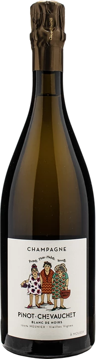 Vorderseite Pinot-Chevauchet Champagne Blanc de Noirs Extra Brut Vieilles Vignes