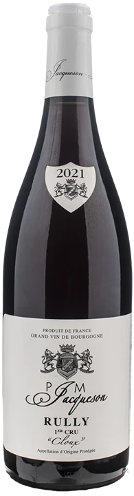 Vorderseite P&M Jacqueson Rully Rouge 1er Cru Cloux 2021