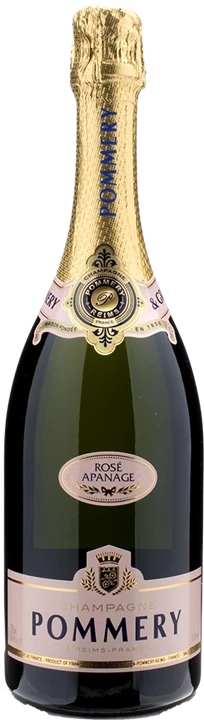 Vorderseite Pommery Champagne Apanage Rosè Brut