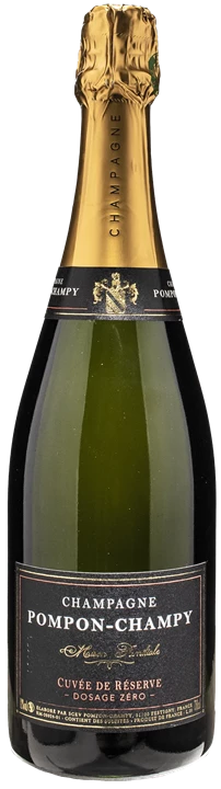 Fronte Pompon Champy Champagne Cuvée de Reserve Dosage Zero