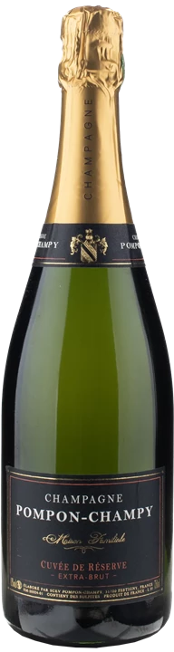 Vorderseite Pompon Champy Champagne Cuvée de Reserve Extra Brut
