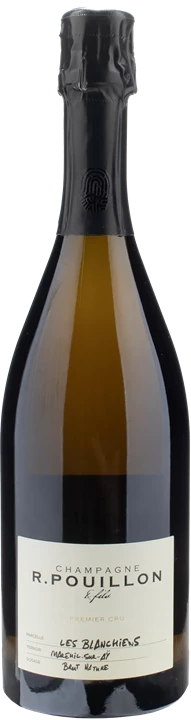 Vorderseite Pouillon Champagne 1er Cru Les Blanchiens Brut Nature 2017
