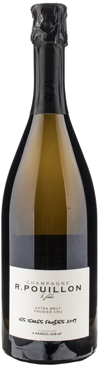 Vorderseite R. Pouillon Champagne 1er Cru Terres Froides Extra Brut 2019