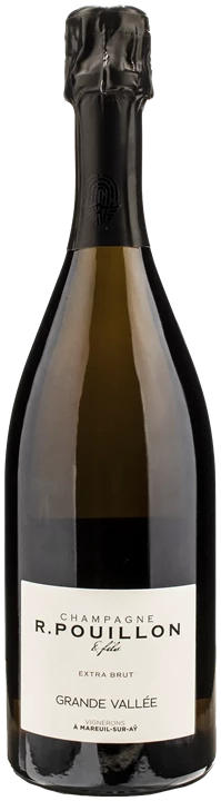 Vorderseite R. Pouillon Champagne Grande Vallée Extra Brut