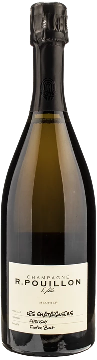 Front R. Pouillon Champagne 1er Cru Extra Brut Les Chataigniers 2018