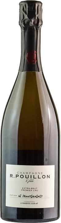 Vorderseite R. Pouillon Champagne Premier Cru Le Montgruguet Extra Brut 2017