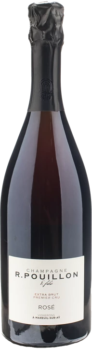 Vorderseite R. Pouillon Champagne 1er Cru Rosé de Maceration Extra Brut 
