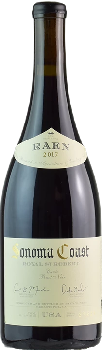 Front Raen Winery Royal St. Robert Cuvee Pinot Noir Sonoma Coast 2017