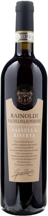 Front Rainoldi Valtellina Superiore Sassella Riserva 2019