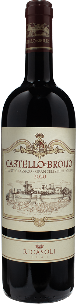 Ricasoli 1141 chianti cl gran sel castello brolio 2020 - xtrawine.com