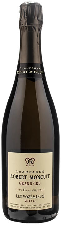 Front Robert Moncuit Champagne Grand Cru Blanc de Blancs Les Vozémieux Extra Brut 2016