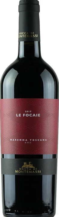 Front Rocca di Montemassi Le Focaie Sangiovese Toscana 2017