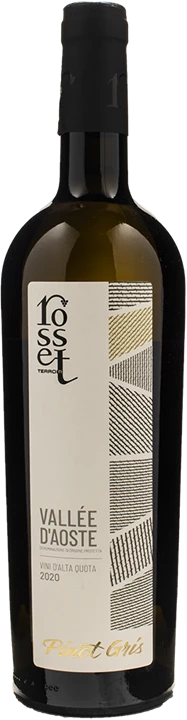 Vorderseite Rosset Vallée D'Aoste Pinot Gris 2020