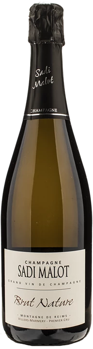 Vorderseite Sadi Malot Champagne Premier Cru Blanc De Blancs Brut Nature