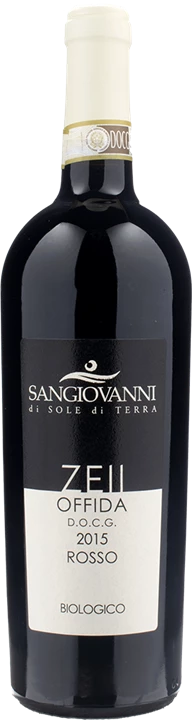 Front Sangiovanni Offida Rosso Zeii Bio Vegan 2015