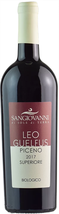 Front Sangiovanni Rosso Piceno Superiore Leo Guelfus Bio Vegan 2017