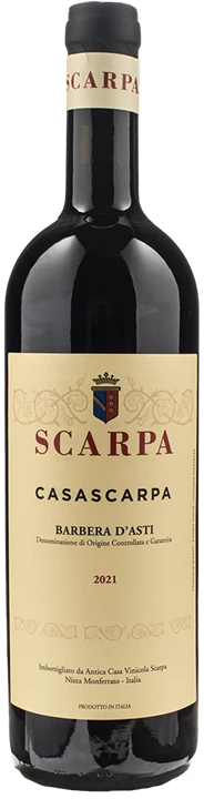 Front Scarpa Barbera d'Asti Casascarpa 2021