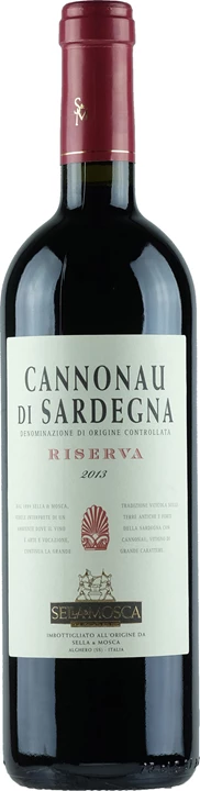 Fronte Sella & Mosca Cannonau Riserva 2013