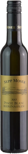 Front Sepp Moser Pinot Blanc Beerenauslese Burgenland 0.375L 2017