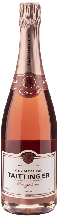 Front Taittinger Champagne Prestige Rosé Brut