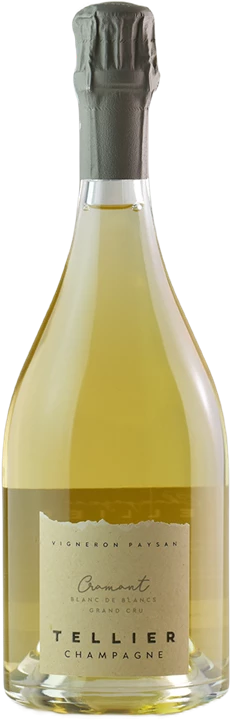 Vorderseite Tellier Champagne Blanc de Blancs Grand Cru Cramant Extra Brut 2017