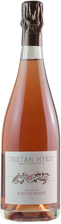 Vorderseite Tristan Hyest Champagne Bord de Marne Rosé Brut