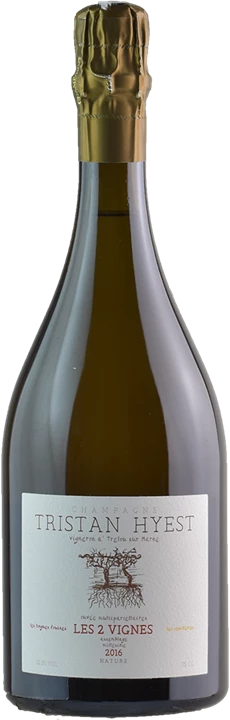 Vorderseite Tristan Hyest Champagne Les 2 Vignes Nature 2016