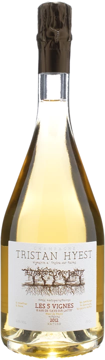 Fronte Tristan Hyest Champagne Les 5 Vignes Blanc de Blancs Nature Millesime 2012