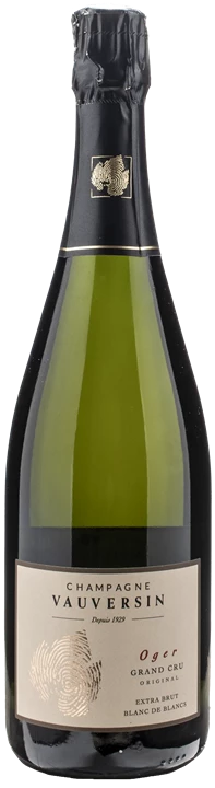 Vorderseite Vauversin Champagne Grand Cur Blanc de Blancs Oger Original Extra Brut