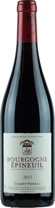 Front Vignoble Dampt Bourgogne Epineuil Pinot Noir 2015
