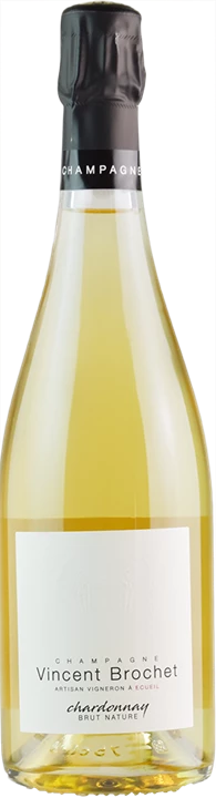 Front Vincent Brochet Champagne Blanc de Blanc Chardonnay Nature
