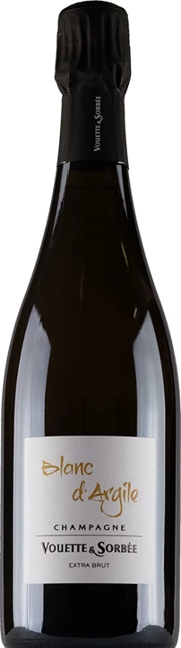 Vorderseite Vouette et Sorbee Champagne Blanc D'Argile