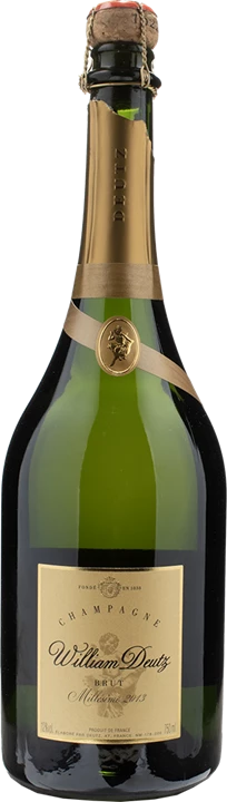 Fronte William Deutz Champagne Brut Millesime Damaged Label 2013