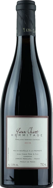 Front Yann Chave Hermitage Rouge 2016