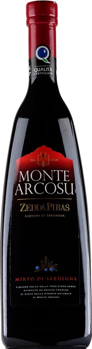 Vorderseite Zedda Piras Monte Arcosu Mirto Rosso
